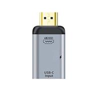 xiwai USB-C Type C Female Source to HDMI Sink HDTV & PD Power Adapter 4K 60hz 1080p for Phone & Laptop