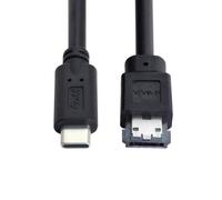 xiwai USB-C Type-C to Power Over eSATA DC5V Adapter USB3.0 to HDD/SSD/ODD eSATAp Converter