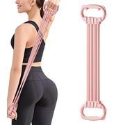 Xiwhuua Adjustable Resistance Bands for Back - Fitness Stretch Strap | Strength Training Strap - for Travelers Hotel Office Adults Athletes Professionals Apartment Home Travel Gym Studio
