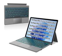 XIWMIX Keyboard for Microsoft Surface Pro 7/ Pro 7 Plus/Pro 6/ Pro 5/ Pro 4 12.3"/Pro 3, Portable Bluetooth 5.0 Wireless,Multi-Gesture Touchpad 7-Color Backlit Type Cover for Surface Pro 7/7+/6/5/4/3