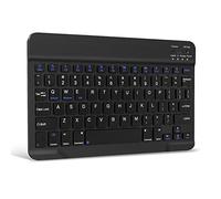 XIWMIX Ultra-Slim Wireless Bluetooth Keyboard - Universal Rechargeable Portable Silent Keyboard for iPad Air/Pro/11th/10th/9th/8th/7th/6th/5th/iPad Mini/Samsung Tablets & iOS Android Windows Devices