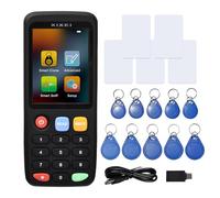 XIXEI X7 NFC RFID Card Copier Reader Writer Duplicator for Mulit Frequency Read and Writer Smart Card Programming Card (5 x Rewritable Cards, 5 x UID Keyfobs, 5 x T5577 Keyfobs)