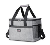 XIXIAMI Large Cooler Bag 20L Insulated Picnic Bag Food Storage Cooling Foldable Cool Outdoor Drinks Cooler for Camping/Picnic/Fishing/Beach Party/BBQs