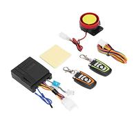 Xixian 12V Motorcycle Alarm System Anti Theft Device with 2 Remotes, Universal Security Siren for ATV Car Offroad Vehicle, 5 Level Sensitivity Shock Sensor