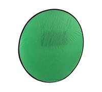 Xixian 142cm Round Green S N Backdrop for Chair, Double Sided Collapsible Background for Live Streaming, Video Conference, Vlog, Portable Chroma Key Panel with Storage Bag