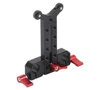 Xixian 15mm Rod Long Lens Support Bracket, Adjustable Aluminum Alloy Camera Rail Mount for Telephoto Lenses Up to 2kg, Height Adjustable Stabilizer Accessory for DSLR Video Rig