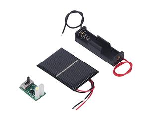 Xixian 2 Pack Solar Light Control Panel Kit 1.2V NiMH PCB Board Set with 2V Panels for Lawn Lamp DIY Repair Replacement Parts