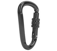 Xixian 30KN Carbon Steel Outdoor D Type Mountaineering Rock Climbing Main Lock Safety Buckle with Strong Tensile for Mountaineering, Extension