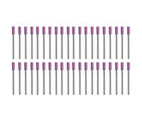 Xixian 50pcs Set Grinding Wheel Sharpening Shank Tools, High Hardness and Sturdy, Practical Emery Alloy Polishing for Plastic Metal Wood Modeling, with 4mm Abrasive Stone