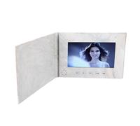 Xixian 7-Inch Video Greeting Card with 2GB Memory, HD 720P S N & Rechargeable Battery (Grey)