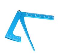 Xixian Blue Aluminum Alloy Adjustable Ruler for RC Car Camber Measurement and Adjustment with Bright Surface, No Burr, Keep Camber in Excellent Condition