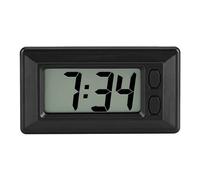 Xixian Compact Portable, Easy-to-Read LCD Digital Clock for Car Dashboard, Desk. Install This Functional Style with Classic Display on Your Vehicle's Dashboard, Date Time Calendar