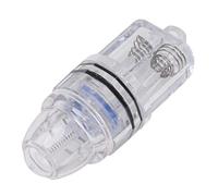 Xixian Deep Drop Fishing Light LED Underwater Lure 300m Transparent Plastic AA Battery Powered for Sea Freshwater Trolling Ice Bass Angling Gear (Blue)