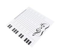 Xixian Double Sided Magnetic Dry Erase Board for Music Lessons Piano Teacher Music Classroom,Magnetic Note Reading Board with 70 Magnets,1 Marker,Frameless, Back for Theory Activities