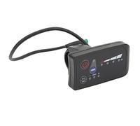 Xixian Electric Bike Power Display Meter, 5 Pin LED Panel for Scooter Handlebar, ABS Housing Speed Gauge with Weather Resistant Digital Readout for Cycling Data Monitoring (24V)