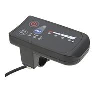 Xixian Electric Bike Power Display Meter, 5 Pin LED Panel for Scooter Handlebar, ABS Housing Speed Gauge with Weather Resistant Digital Readout for Cycling Data Monitoring (36V)