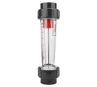 Xixian LZS-50 Plastic Tube Liquid Flowmeter 1-10m3h Range | ABS plastic body, PTFE float, clear panel, water, liquid measurement, 63mm interface size