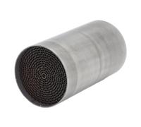 Xixian Motorcycle Exhaust Pipe Catalyst, Iron Front Middle Exhaust Muffler Catalyst for Motorbike, Improve Riding Experience, Reduce Noise, High Performance Design, Rustproof and (53 * 100mm)
