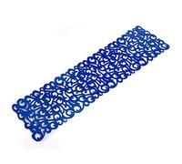 Xixian Rectangle Shape Felt Tablecloth Runner, 40 X 11inch, 7 Colors, Table Mat, Table Runner with Openwork Floral Design, Sturdy, Environmental-friendly, Heat-resistant, Decoration for (Royal Blue)