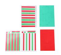 Xixian Red Green Vision Reading Aid for Amblyopia Training, Transparent Plastic Film Sheet with Glasses to Improve Simultaneous Perception and Combine Vision Ability for Low Care