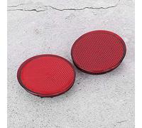 Xixian Red Rear Bumper Reflectors 07-15 | ABS material, safety reminder, rear view visibility, 2007-2015 models