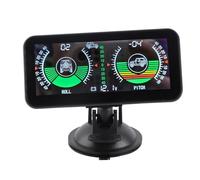 Xixian Universal Car Inclinometer Tilt Gauge, HUD Digital Angle Slope Meter with GPS, Real-Time Pitch Roll Monitor for Auto Safety