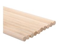 Xixian Wooden Timber Sticks, 10pcs 30cm Long DIY Wood Rods Poles for Sweet Trees Craft Hobby Projects, White Birch, 5 Sizes, Made of Wood, No Easy Bending Deformation, Ideal (8MM*30CM)