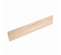 Xixian Wooden Timber Sticks, 10pcs 30cm Long DIY Wood Rods Poles for Sweet Trees Craft Hobby Projects, White Birch, 5 Sizes, Made of Wood, No Easy Bending Deformation, Ideal (6MM*30CM)