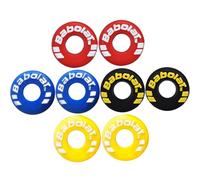 XIXILINRUIYUN 4 Pcs Rubber Tire Shape Vibration Dampener Durable Tennis Racket Shock Absorber Soft Tennis Accessory Great for Tennis Players… (8 pcs)