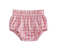 XIXIMAON Baby Girl Bloomers Plaid Ruffled Triangle Shorts Elastic Waist Panties Infant Diaper Cover for Girls Briefs Toddler Summer Cotton Underwear (Pink, 6-9 Months)