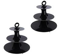 XIXIMENG 2 Pack Cupcake Stand for 24 cupcakes 3-Tier Cake Stand cardboard, Perfect for Wedding, Birthday Party, Baby Shower and Graduation