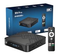 XIXIMENG Z8 PRO Android TV Box 4K/8K HDR Android Box,2.4GHz+5GHz Dual-band WiFi & BT5.2,4GB RAM 32GB ROM Allwinner H313/618,Android 12/10 System,Support System Upgrading & Multi-Screen Interaction