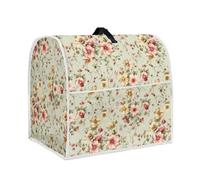 xixirimido Vintage Flowers Print Kitchen Stand Mixer Cover Kitchen Aid Mixer Dust Covers with Top Handle and Pockets Small Appliance Protective