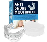 XiXiYang Anti Snore Mouth Guard, Anti Snoring Device for Men and Women - Portable Silicone Snoring Aid with Nasal Dilators