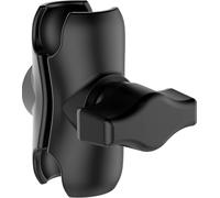 XiXiYang RAM Mounts Double Socket Arm 25mm,B Size 1'' Ball Short Compatible with RAM Mounts Metal Ball Socket Ram Mount Full Length for Bike Motorcycle (55MM)