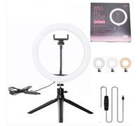 XiXiYang Ring Light,Social Perfect Glow for Virtual Meeting, 360 Degree Rotatable Ball Joint for the Best Angle Remote Working, Broadcasting, Live Streaming (Tripod)