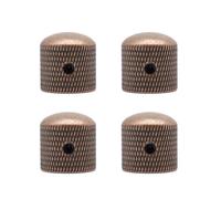 XIYANGJUAN 4Pcs Metal Guitar Knobs Red Copper Volume Tone Spped Contro