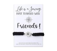 Xiyantiji Graduation Gifts for Friends Inspirational Compass Bracelet for Women Men Friends Encouragement Middle High School College Grad Gifts