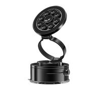 XIYIASUN Magnetic Suction Phone Holder,Upgraded 360° Vacuum Magnetic Phone Holder for Car, Foldable and Retractable Hands-Free Suction Cup Car Mount for Car/Gym/Mirror Mount for iPhone & Android