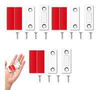 XIYING 3 Sets Magnetic Door Catch, Door Magnets, Magnetic Catches for Cupboards, Doors Magnets for Internal Cupboard Doors Magnet with Strong Adhesive and Screws for Holding Drawers, Lids Closed
