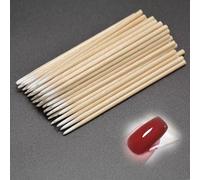 XIYING 500 Pcs Cotton Swabs, Cotton Wool Buds Pointed Tip for Eyebrow, Tattoo, Beauty Make-up Color, Nail Seam Dedicated Dirty Picking Wood Handle Small Pointed Tip Head