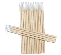 XIYING 800 Pcs Cotton Swabs, Pointed Long Cotton Wood Wool Buds Sticks for Eyebrow Tattoo Beauty Make-Up Color Nail Supplies