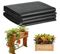 Xiyingcai Heavy Duty Landscape Fabric Liner for Outdoor Large Veg Trough Raised Bed Planters, Cut-to-Fit Plant Grow Bag Liner for Vegetable Trugs & Herb Planters (160x290cm)