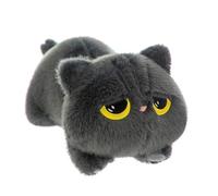 XIYUAN 17.7 Inch Kitten Plush Toy Black Cat Plush,Stuffed Animal，Soft and Comfortable Kitten Plush Toy