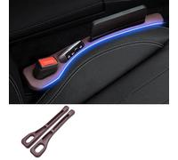 XIYUANFA 2 PCS Car Seat Gap Filler for VW Polo Vivo II 2018-, Vehicle Mounted Gap Leak Proof Filling Strip Car Seat Gap Leak-Proof Filling Strip,Brown