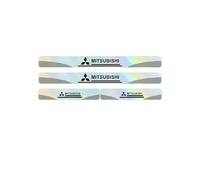 XIYUANFA 4 PCS Car Door Sill Protector for Mitsubishi Triton V Club Cab Chassis 2019-2023, PVC Kick Plate Cover Sticker Threshold Protective Film Scratch Resistant,C