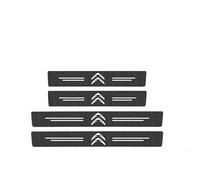 XIYUANFA 4 Pcs Car Door Sill Protector Strips for Citroen DS DS4 DS4S DS5 DS6 DS7 DS5LS DS3, Threshold Steps Scuff Plate Cover Carbon Fiber Durable Scratch Resistant Car Accessories