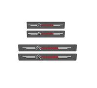 XIYUANFA 4 Pcs Car Door Sill Protector Strips for Citroen VTS, Threshold Steps Scuff Plate Cover Carbon Fiber Durable Scratch Resistant Car Accessories
