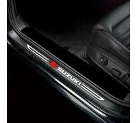 XIYUANFA 4 Pcs Car Door Sill Protector Strips for Suzuki SX4 S-Cross II 2013-2016, Threshold Steps Scuff Plate Cover Carbon Fiber Durable Scratch Resistant Car Accessories