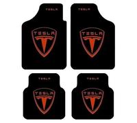 XIYUANFA 4 Piece Car Mats for Tesla Model S 2012-2023 2024, Floor Carpet Floor Mats For Cars Carpet Floor Mats Heel Pad Easy To Clean Anti Slip